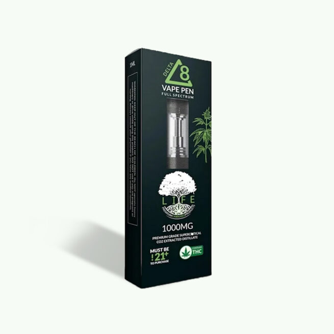 Delta 8 Full Spectrum Disposable Rechargeable Vape Pen - 1ml / 1000mg each - 2 pack