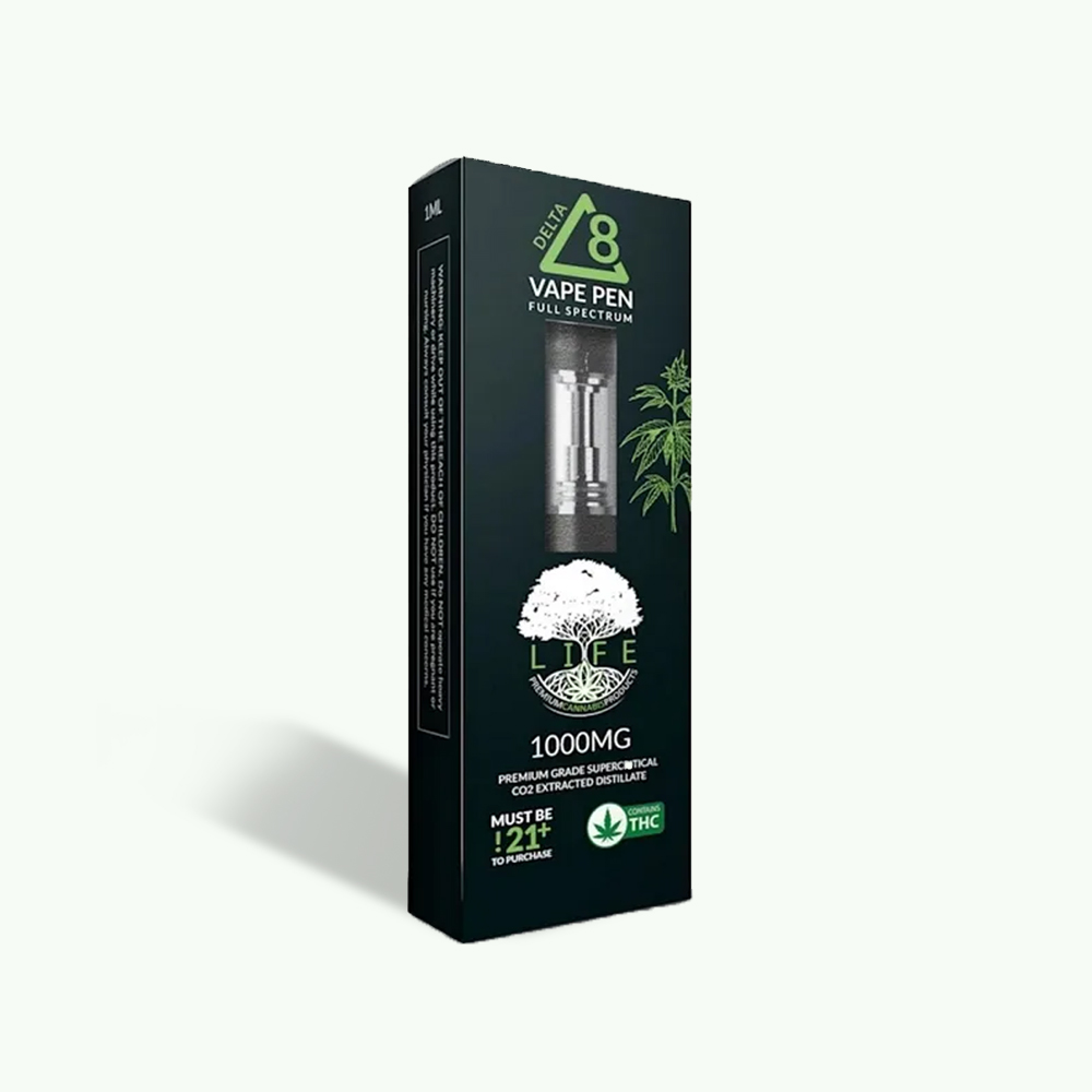 Delta 8 Full Spectrum Disposable Rechargeable Vape Pen - 1ml / 1000mg each - 2 pack