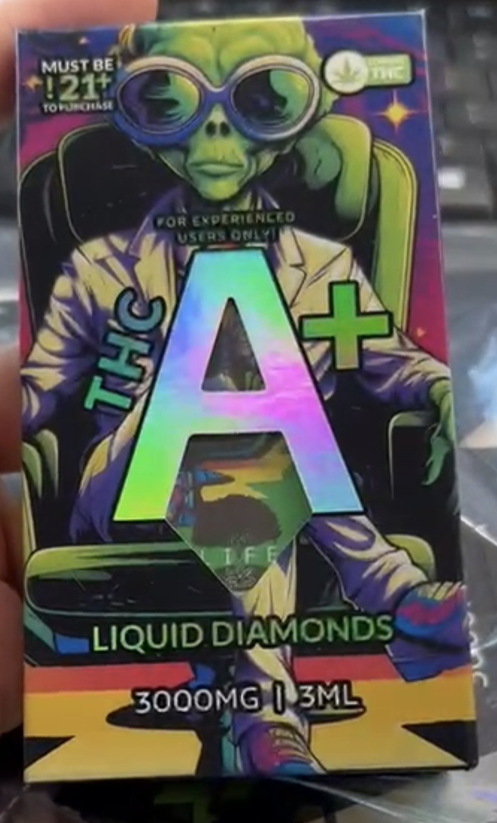 THCa+ Liquid Diamond Full Spectrum Disposable 3ml / 3000mg